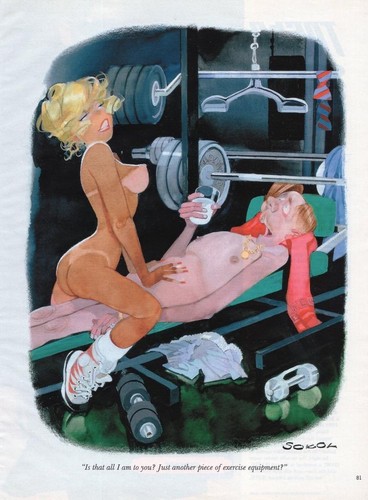 Vintage playboy cartoon - playboy, by