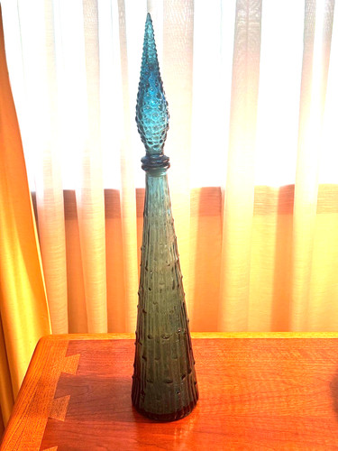 Vintage blue glass - vintage,