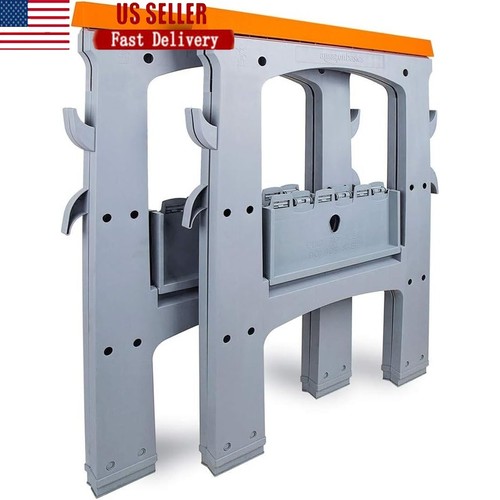 Folding sawhorse set 2 - folding,