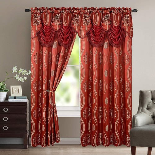 Cortinas rojo para - cortinas,