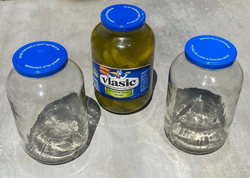Gallon pickle jar hx6 - gallon, 10"hx6"w