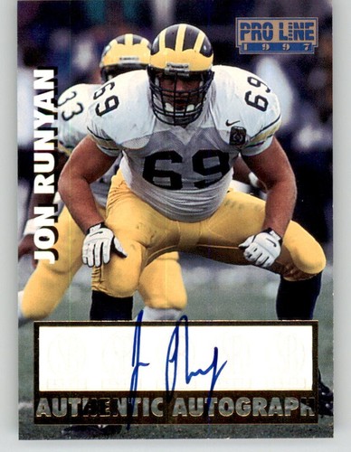 1997 pro line autographs jon - 1997,