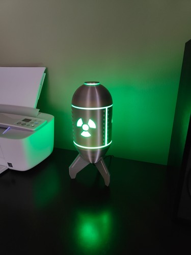 Nuclear bomb desk lamp - desk,