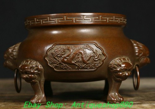 Old chinese bronze - chinese, dragon