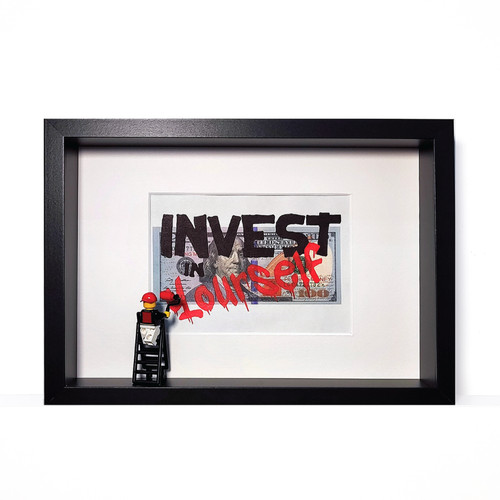 Invest yourself wall - yourself, 3d