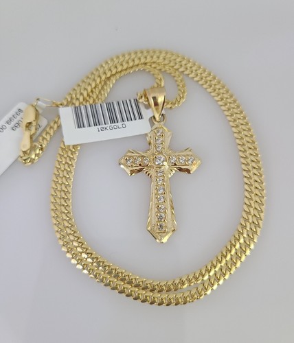 10k solid gold miami cuban - 10k,