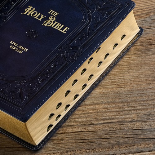 Kjv bible midnight blue - kjv,