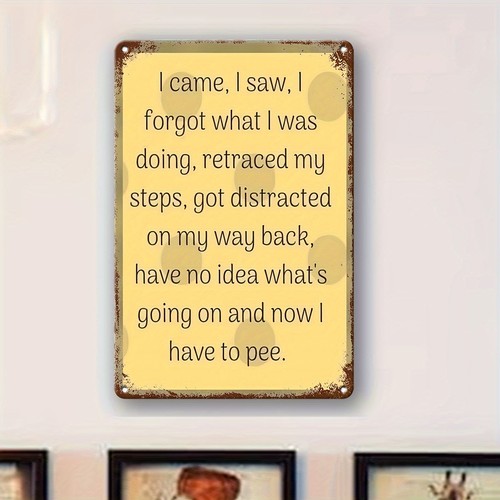 Vintage metal sign - vintage,