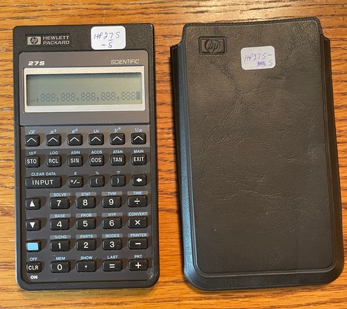 Vintage hewlett packard 27s - hewlett,