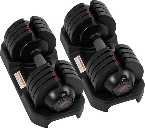 Adjustable dumbbell set - dumbbell, 25