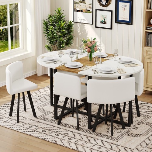 Set dining table - of, oval