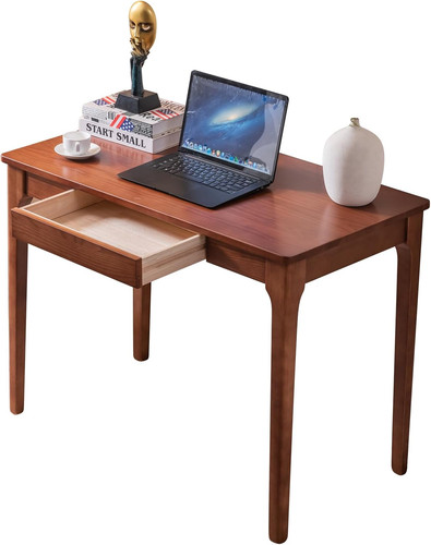 Solid wood desk - solid, drawers