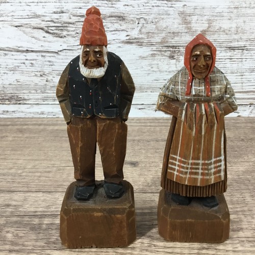 Vintage quebec hand carved - quebec,