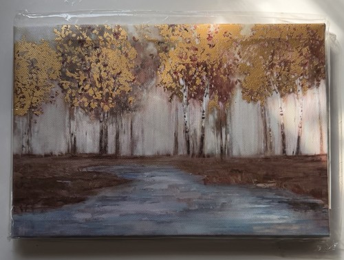 Gold foil birch tree - foil,