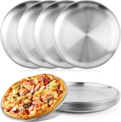 Pieces pizza pans stainless - pieces,