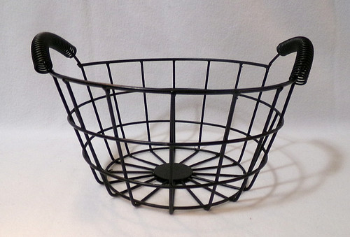 Black coated wrought iron - black,