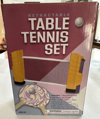 Table tennis set with - table, nets