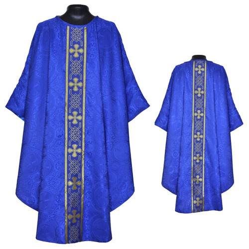 Dark blue chasuble - chasuble, clergy