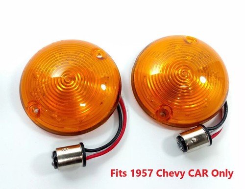 Pair amber led parking lights - led,