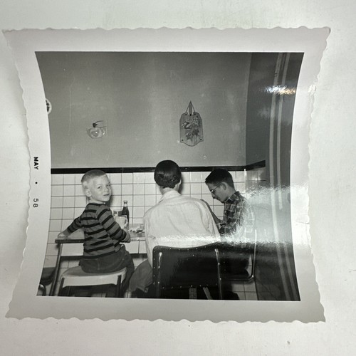 Three brothers 1958 kitchen - brothers,
