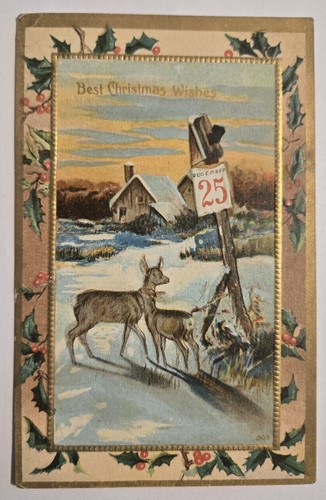 Vtg used postcard best - vtg,