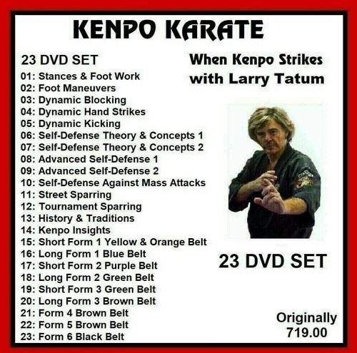 Kenpo dvd set training - 23,