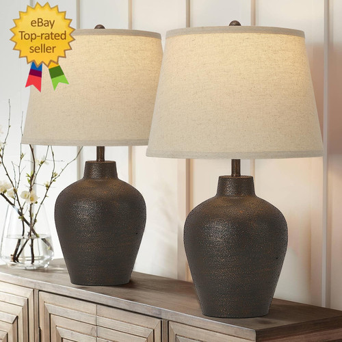 Farmhouse rustic table lamps - rustic,