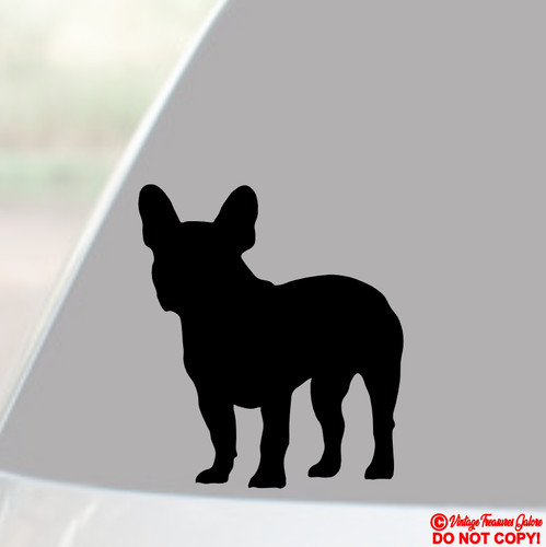 French bulldog vinyl - bulldog, decal
