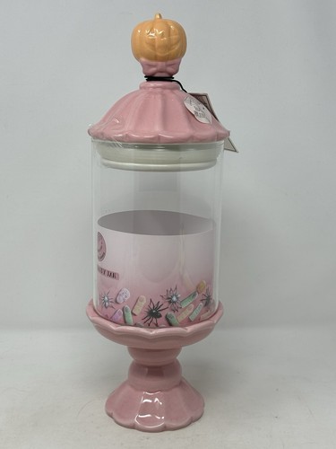 Halloween pink pumpkin glass - pink,