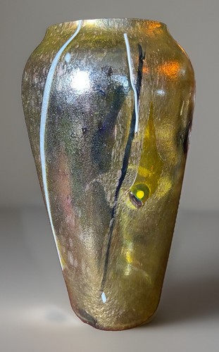 Large iridescent art glass - large,