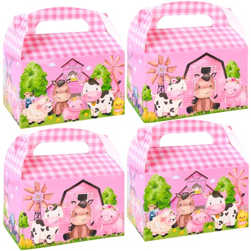 Farm animals gable boxes - boxes, 24pcs