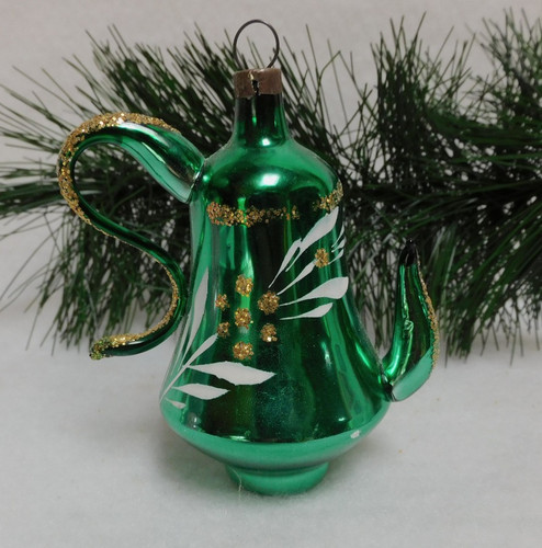 Vintage large green - green, gold