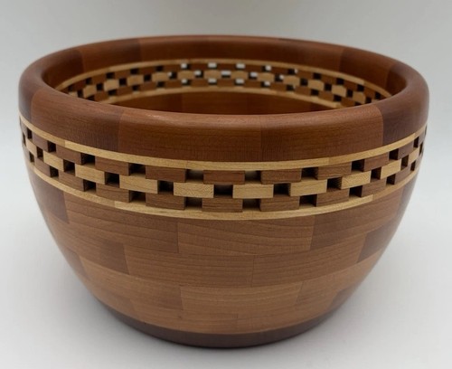 Handcrafted wood turned bowl - handcrafted,