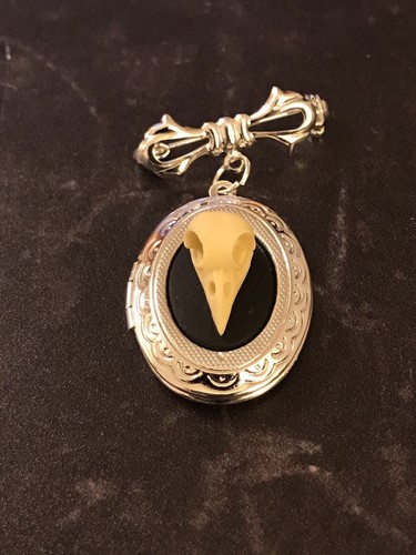 Crow raven bird skull faux - raven,