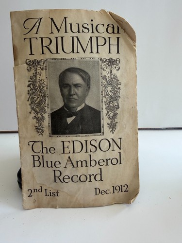 Edison cylinder records - edison, records-
