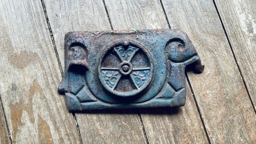 Antique cast iron door - cast,