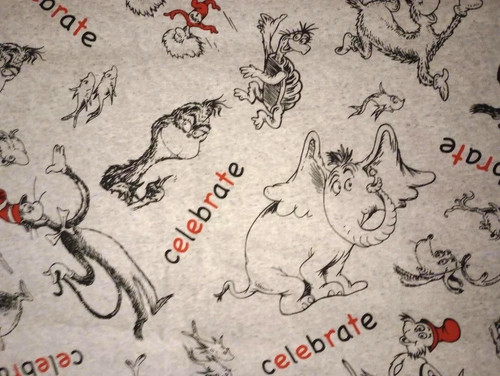 Seuss celebrate fabric - dr.,