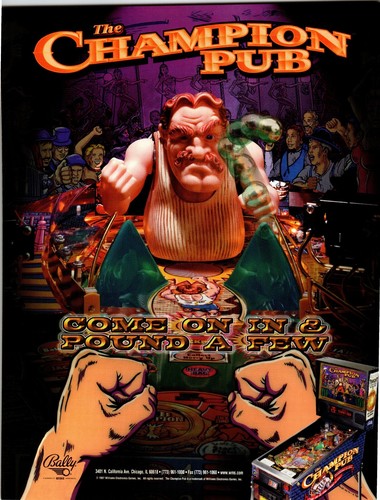 Champion pub pinball - pub, machine