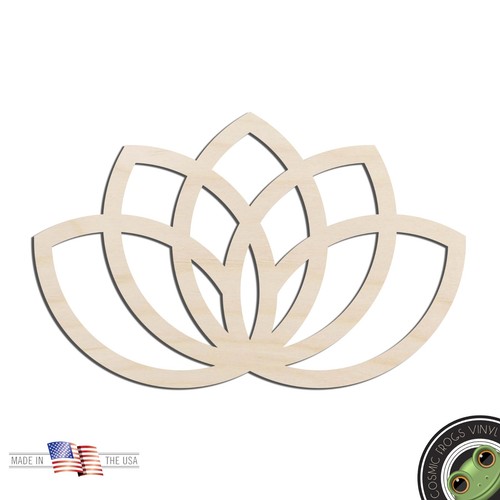 Lotus flower laser - laser, cut