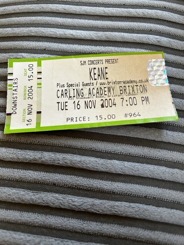 Keane ticket academy brixton - keane,
