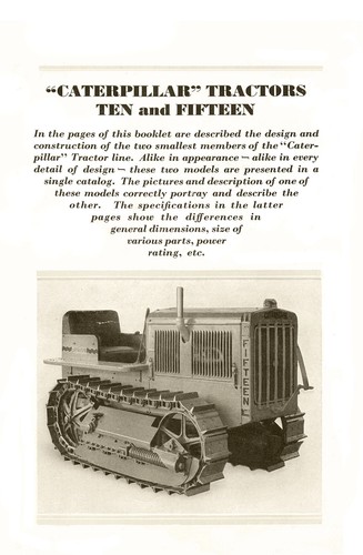 Caterpillar ten fifteen - &,