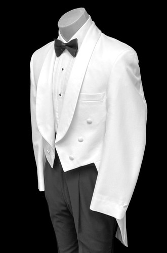 Men white tuxedo tailcoat - men’s,