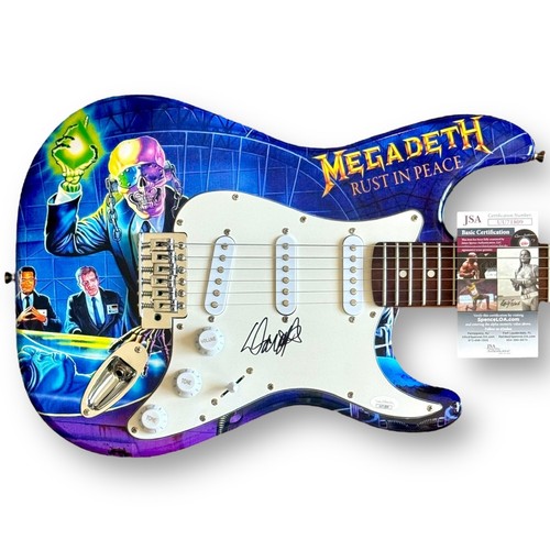 Dave mustaine signed guitar - dave,