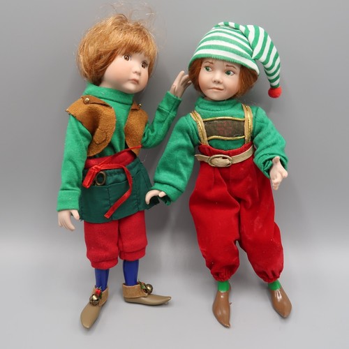 Vintage christmas elf - vintage, elves