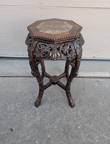 Antique chinese qing carved - antique,