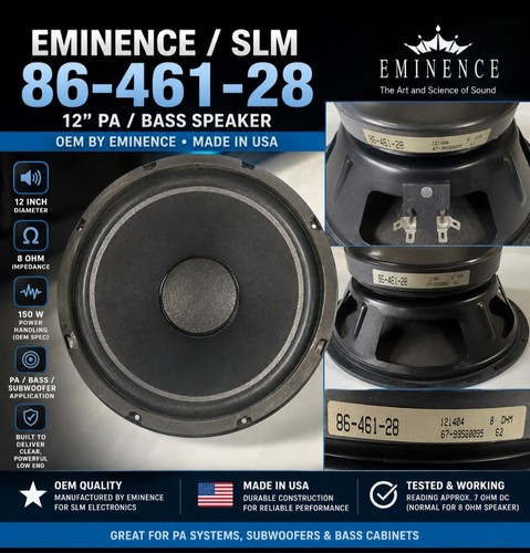 Eminence slm 461 8 - 12",