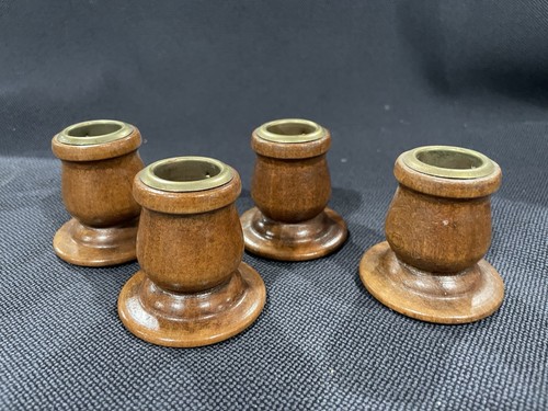 Wood candlesticks mahogany mcm - mahogany,