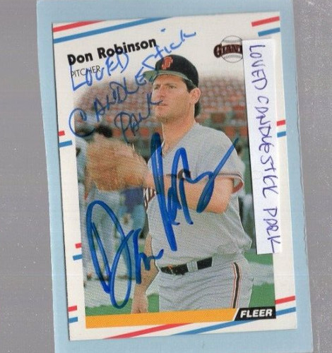 Autographed don robinson loved - autographed,
