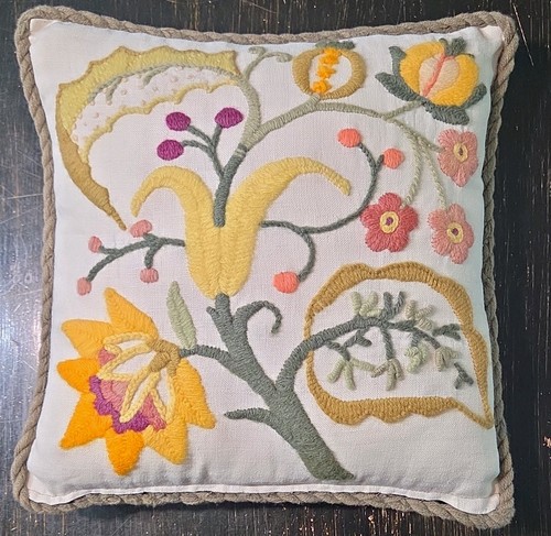 Vtg hiawatha crewel embroidery - hiawatha,