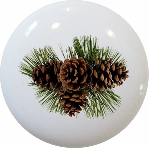 Pinecones cabinet dresser - cabinet,